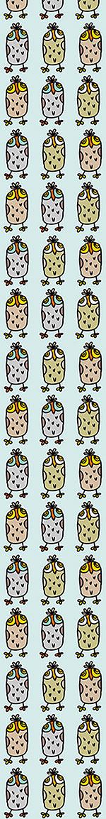 patterned-wallpaper-owls-in-a-row
