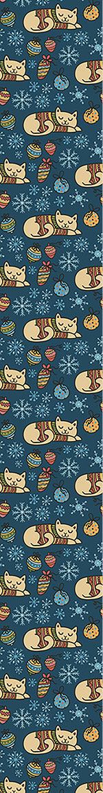 patterned-wallpaper-dreaming-winter-cats