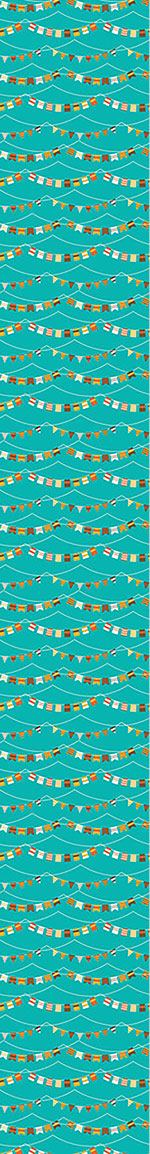 patterned-wallpaper-garlands-and-waves