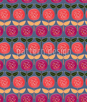 patterned-wallpaper-rows-of-roses