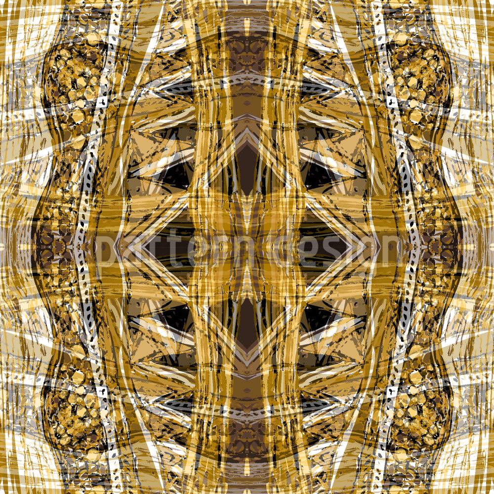 patterned-wallpaper-amber-gold