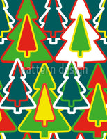 patterned-wallpaper-wood-of-coniferous-trees