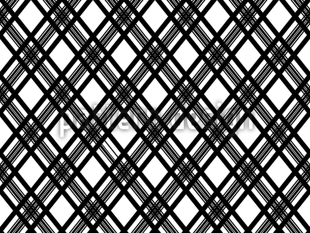 patterned-wallpaper-glencheck-monochrome