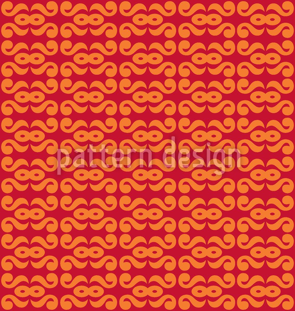patterned-wallpaper-continous-web-orange