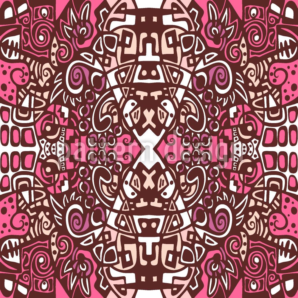 patterned-wallpaper-maya-lady