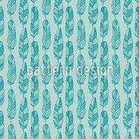 patterned-wallpaper-doodle-feathers