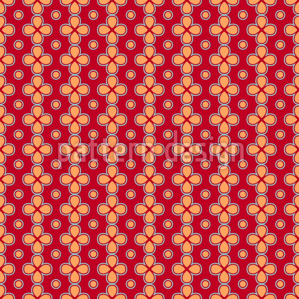 patterned-wallpaper-little-flower-chains