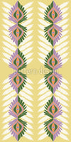 patterned-wallpaper-vertical-ethno-leaves