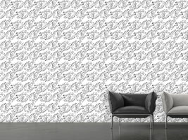 patterned-wallpaper-tiger-black-and-white