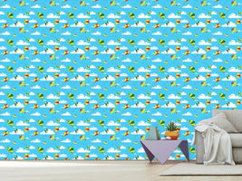 patterned-wallpaper-kites-in-the-sky