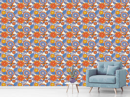patterned-wallpaper-summer-fresh-flower-gardens