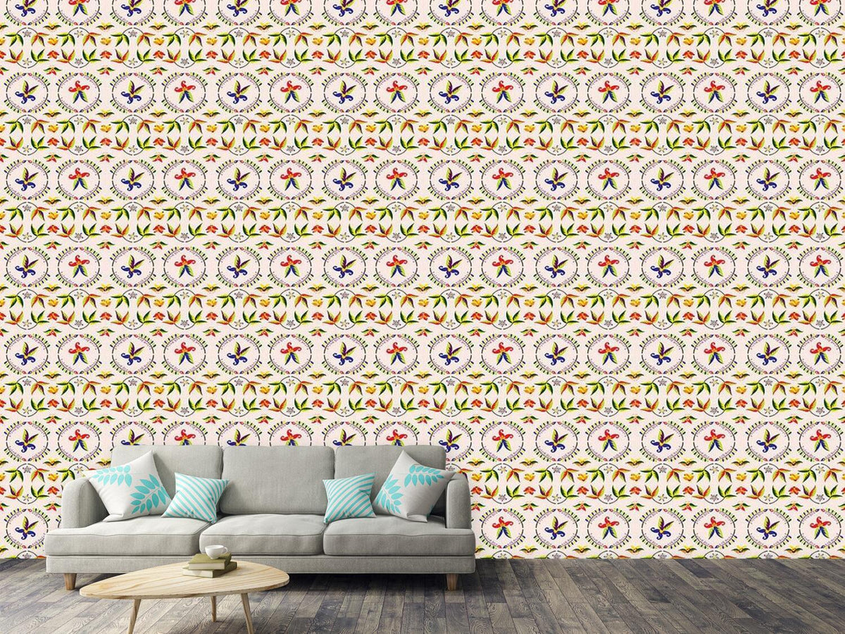 patterned-wallpaper-vintage-flower