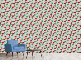 patterned-wallpaper-lucky-charms-in-blue