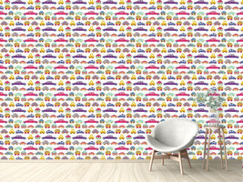 patterned-wallpaper-car-convoy