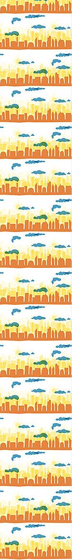 patterned-wallpaper-skyline-early-morning