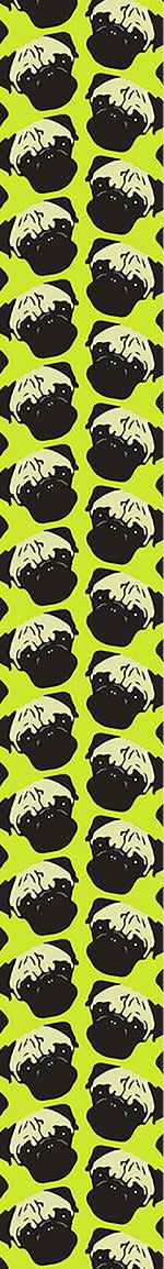 patterned-wallpaper-puggy-pop-lime