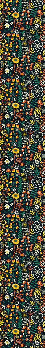 patterned-wallpaper-summer-flowers-at-night