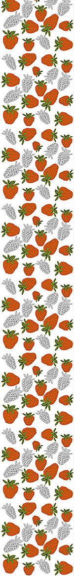 patterned-wallpaper-strawberries-red