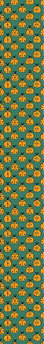 patterned-wallpaper-counting-ladybugs