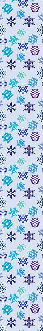 patterned-wallpaper-snowflake-silhouettes