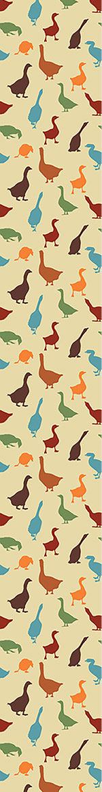 patterned-wallpaper-gabbling-goose