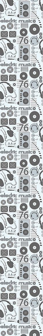 patterned-wallpaper-disc-jockey