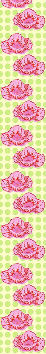 patterned-wallpaper-poppies-like-it-dotty-green