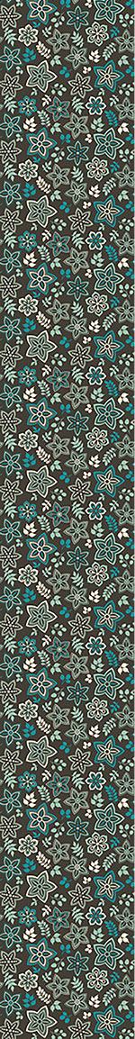 patterned-wallpaper-blossom-and-leaf-fantasy