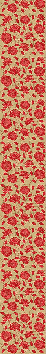 patterned-wallpaper-briar-rose-red-and-brown