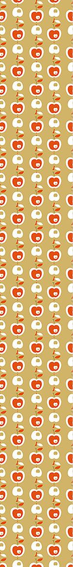 patterned-wallpaper-apples-in-caramel