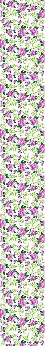 patterned-wallpaper-roses-in-violets-garden