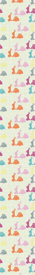 patterned-wallpaper-scooter-with-dots