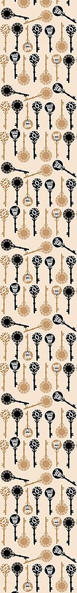 patterned-wallpaper-key-flower-elegance