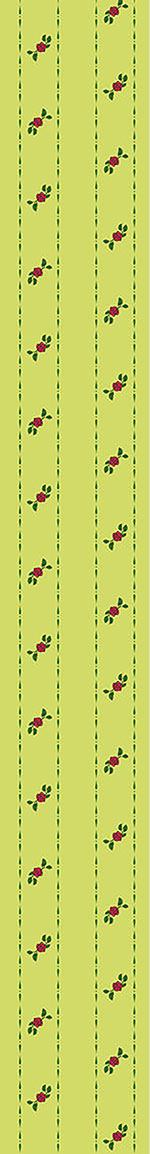 patterned-wallpaper-roses-on-green