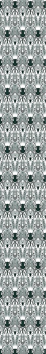 patterned-wallpaper-zebra-kaleidoscope