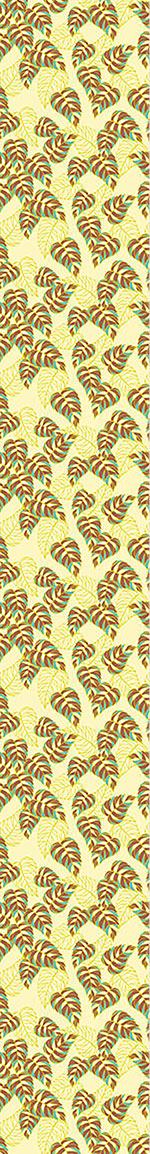 patterned-wallpaper-birch-leaf-yellow