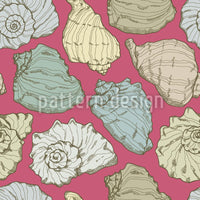 patterned-wallpaper-vintage-seashells