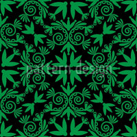 patterned-wallpaper-green-folk