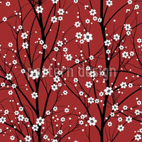 patterned-wallpaper-cherry-tree