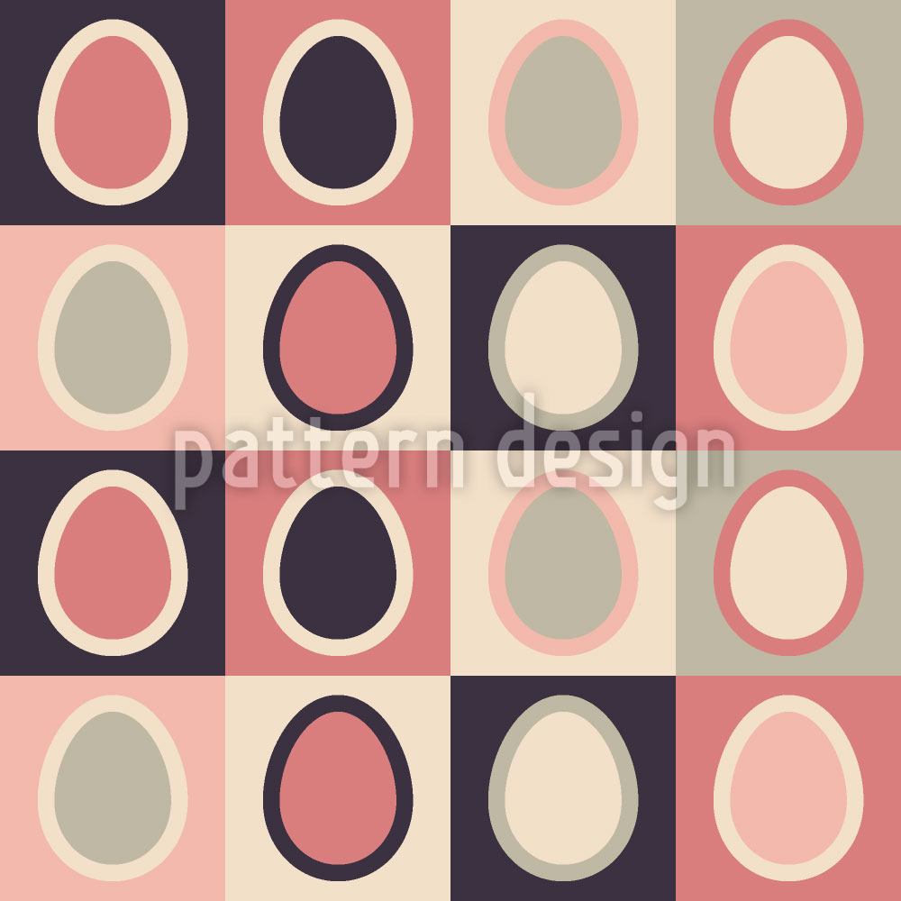 patterned-wallpaper-retro-eggs-to-the-square