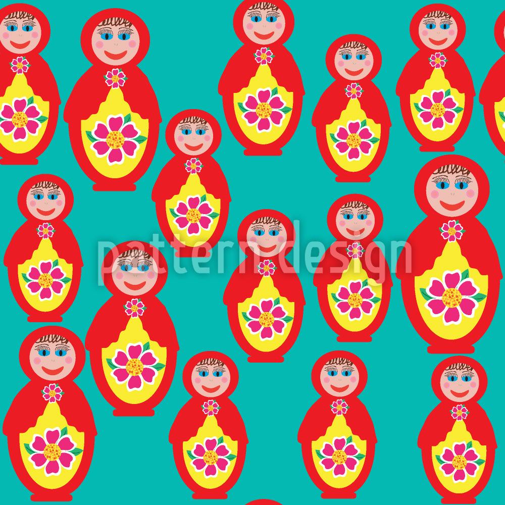 patterned-wallpaper-happy-matryoshkas