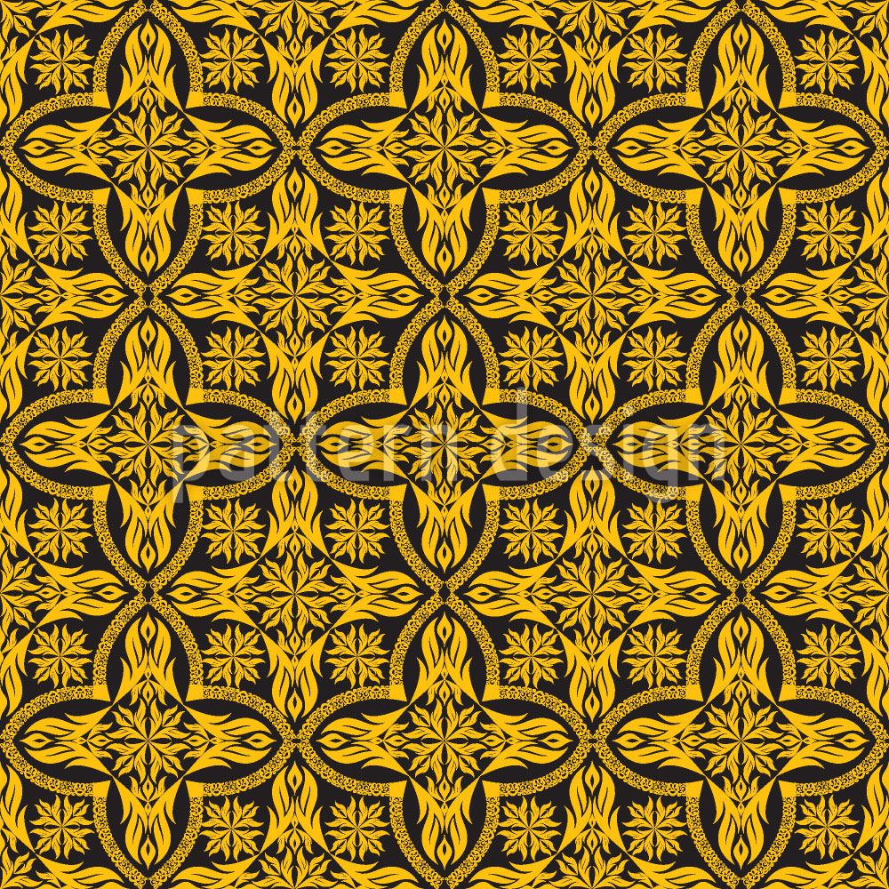 patterned-wallpaper-ethno-crosses