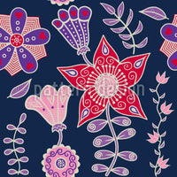 patterned-wallpaper-night-flowers-of-kutna-hora