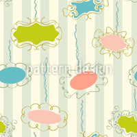 patterned-wallpaper-frames-on-stripes