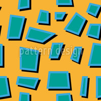 patterned-wallpaper-turquoise-trapezoids