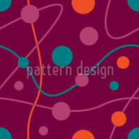 patterned-wallpaper-circular-rounds-magenta