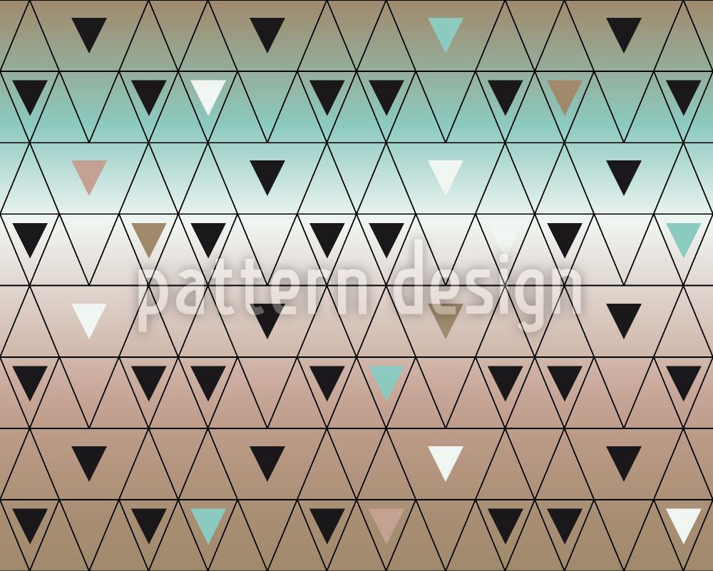 patterned-wallpaper-different-sized-triangles