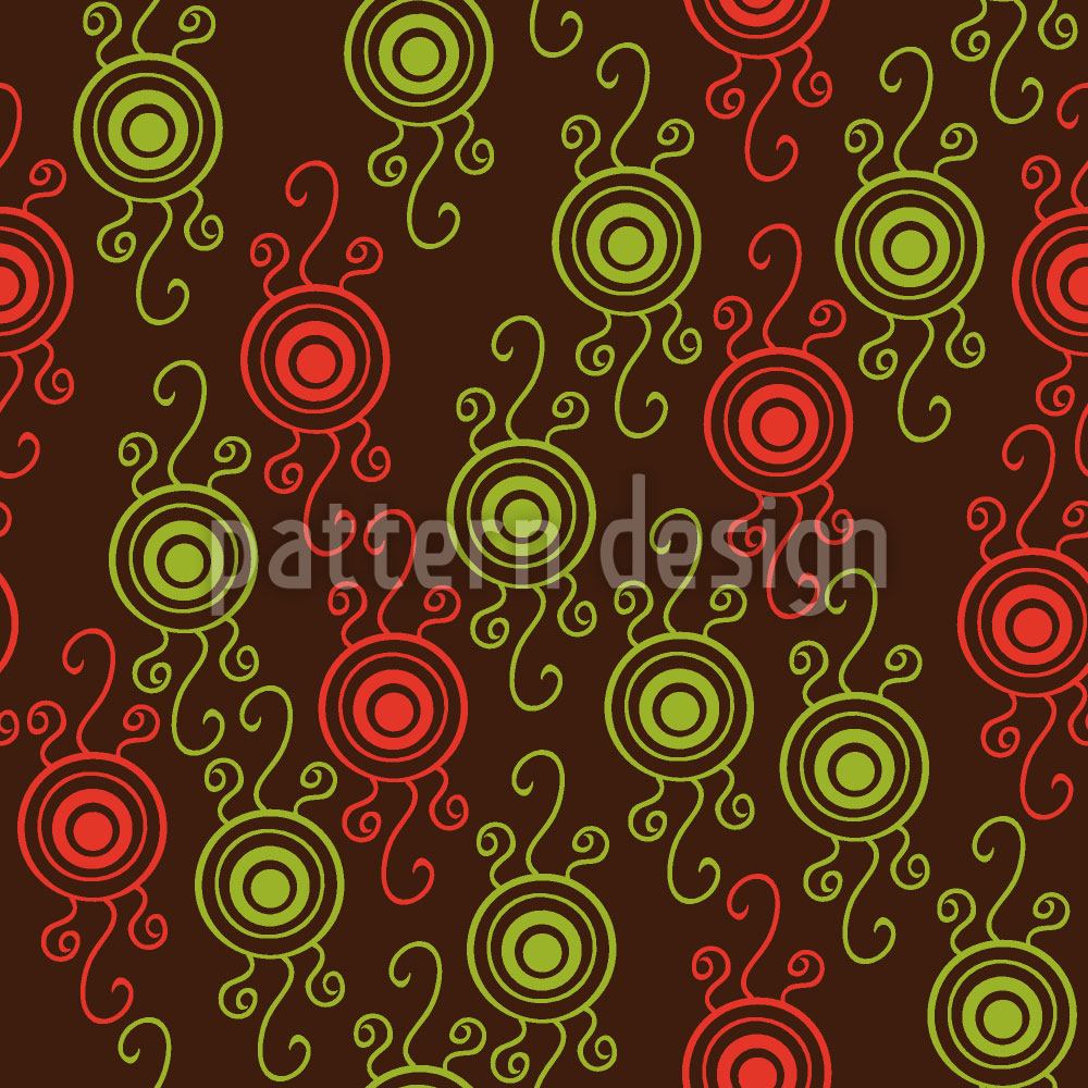 patterned-wallpaper-curled-circles