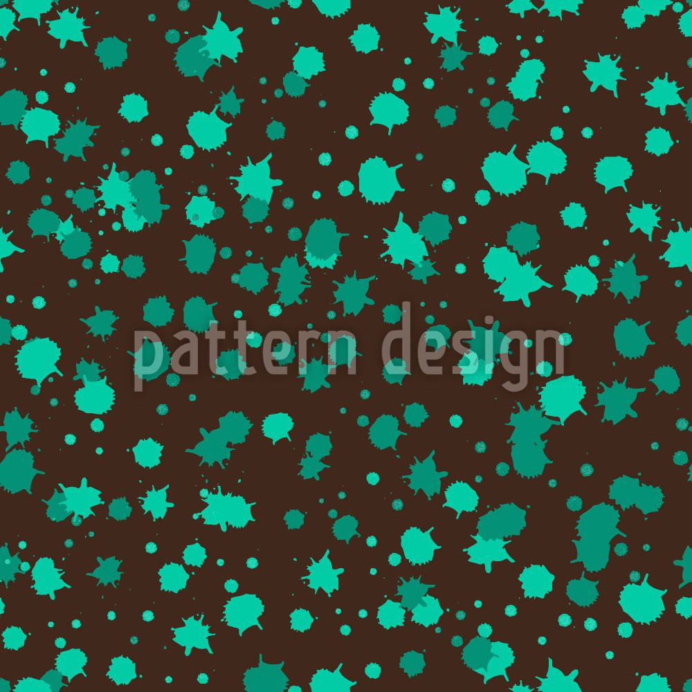 patterned-wallpaper-chocolate-mint-splash