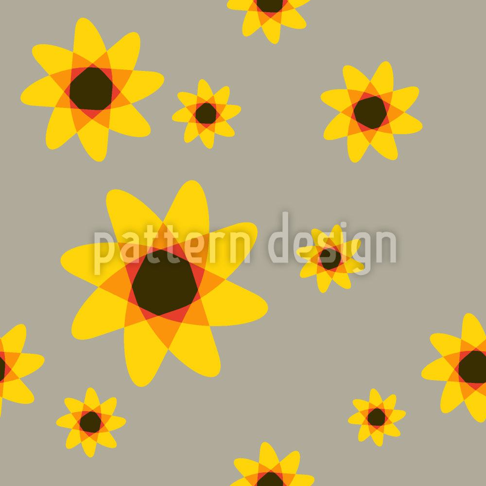 patterned-wallpaper-sunflowers